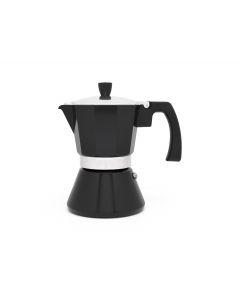 Espressomaker Tivoli 6-kops zwart
