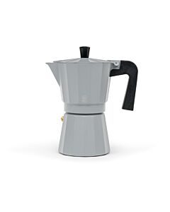 Espressomaker Moshi grijs 6-kops