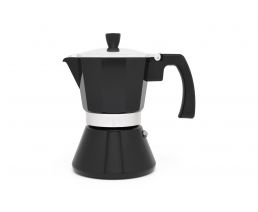 Espressomaker Tivoli 6-kops zwart